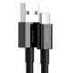 Cablu Baseus CATYS-B01 USB - Tip C 1m 100W 6A PD2.0 negru Cablu Baseus CATYS-B01 USB - Tip C 1m 100W 6A PD2.0 negru