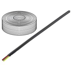 Cablu telefon 4 fire pentru telecomunicatii litat 4x28AWG negru -20/60C BQ CABLE Cablu telefon 4 fire pentru telecomunicatii litat 4x28AWG negru -20/60C BQ CABLE