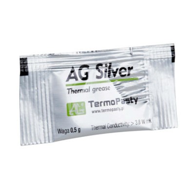 Pasta termoconductoare silver plic 0.5grame AG TermoPasty Pasta termoconductoare silver plic 0.5grame AG TermoPasty