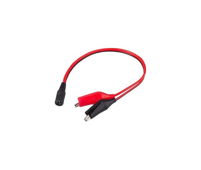 Cablu adaptor mama 5.5x2.1 mm la crocodili 15cm (548) Cablu adaptor mama 5.5x2.1 mm la crocodili 15cm (548)