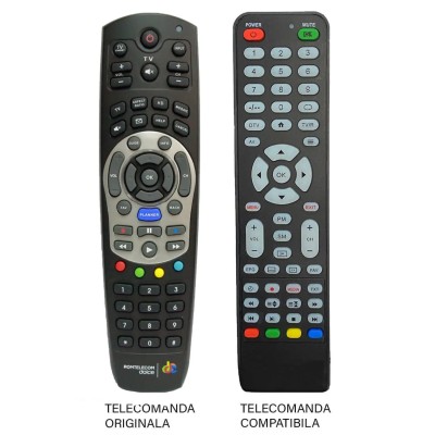 Telecomanda compatibila Receiver DOLCE HD gri ER 910 /MFY 900 (186)