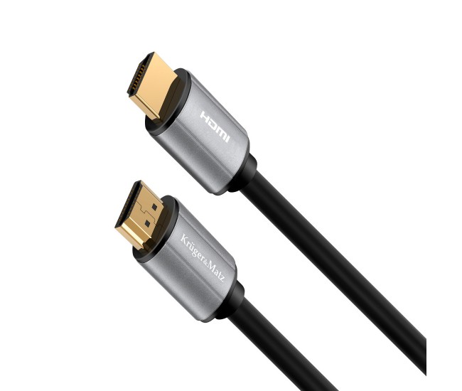 Cablu HDMI - HDMI 5m V2.0 4K UHD 60Hz Basic KRUGER&MATZ Cablu HDMI - HDMI 5m V2.0 4K UHD 60Hz Basic KRUGER&MATZ