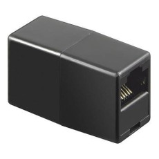 Adaptor prelungire RJ45 mama-mama negru Goobay