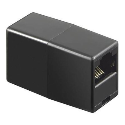 Adaptor prelungire RJ45 mama-mama negru Goobay