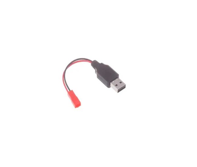 Cablu alimentare li-ion 3.7V USB A tata - mufa JST 2 pin mama 15cm Cablu alimentare li-ion 3.7V USB A tata - mufa JST 2 pin mama 15cm