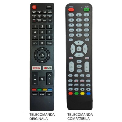 Telecomanda compatibila TV Vortex NEI Schneider 32NE4700 IR 40BF (380-E)