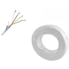 10m cablu alarma 6 fire 6x0.22mm2 cupru multifilar ecranate TED Wire Expert TED002310