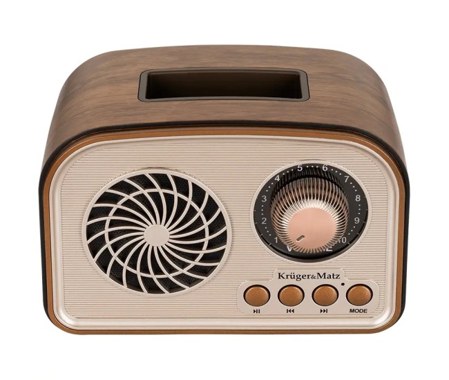 Radio portabil analog AM /FM /SW 5W 185x77.5x150mm Kruger&atz KM0834 Radio portabil analog AM /FM /SW 5W 185x77.5x150mm Kruger&atz KM0834