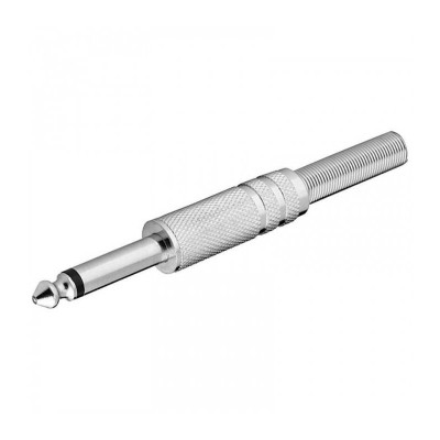 Mufa Jack 6.35 mm mono tata metal Goobay