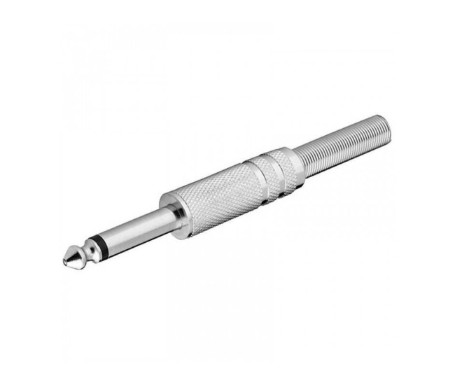 Mufa Jack 6.35 mm mono tata metal Goobay Mufa Jack 6.35 mm mono tata metal Goobay