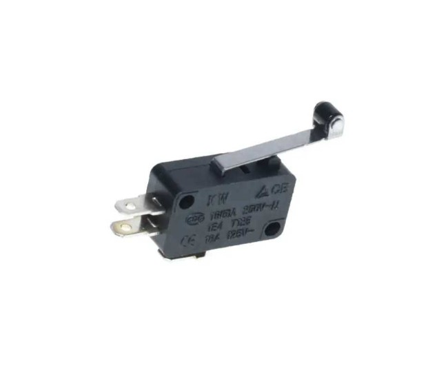 MICRO SWITCH mic cu tija 28mm si rola 5mm 28x16x10mm 16A 250V MICRO SWITCH mic cu tija 28mm si rola 5mm 28x16x10mm 16A 250V