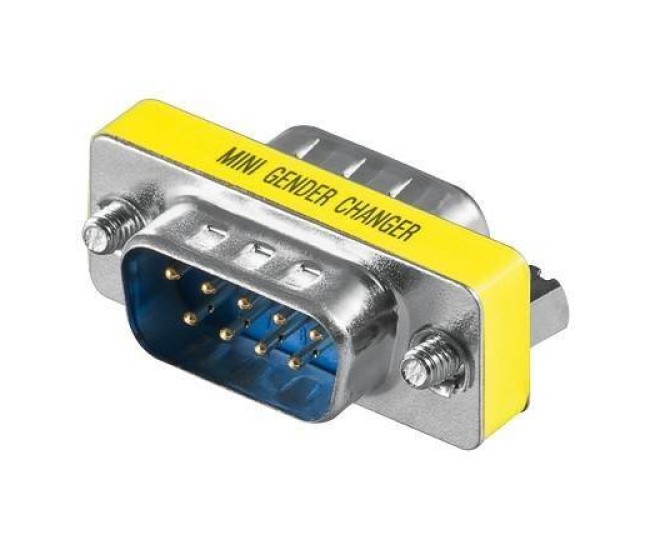 Adaptor serial RS232 DB9 tata-tata Goobay