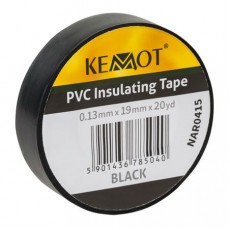 Banda izolatoare 0.13X19mm 20m neagra REBEL