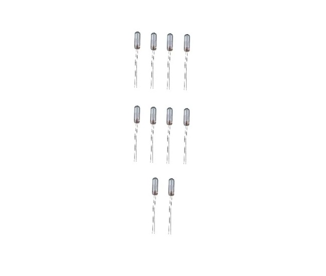 Set 10 becuri miniatura T1 1/4 12V/DC 0.9W 75mA incandescent 11.7x4.1x25.4 mm Goobay 9345-10 Set 10 becuri miniatura T1 1/4 12V/DC 0.9W 75mA incandescent 11.7x4.1x25.4 mm Goobay 9345-10