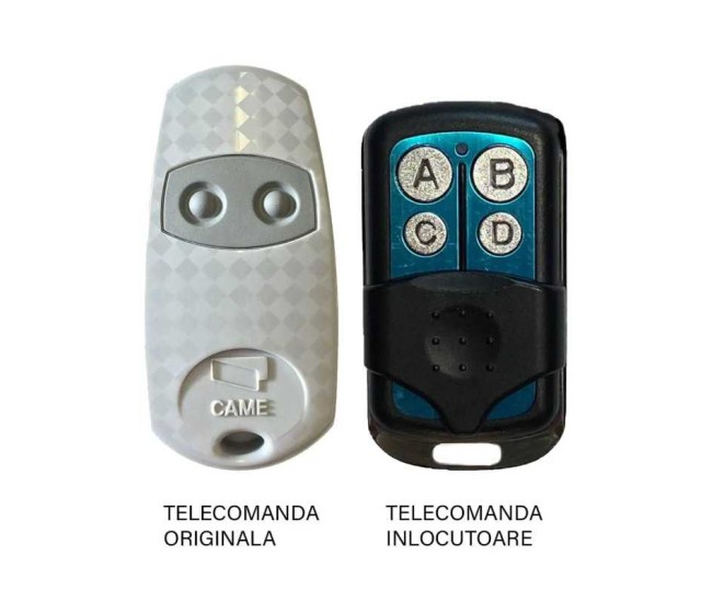 Telecomanda poarta garaj 2 butoane cod fix frecventa 433.92MHz Came Top 432EE compatibila cu originalul (804) Telecomanda poarta garaj 2 butoane cod fix frecventa 433.92MHz Came Top 432EE compatibila cu originalul (804)