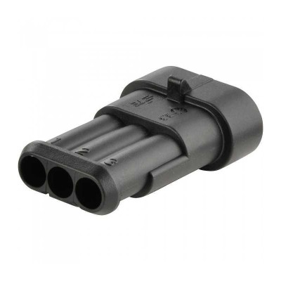 Conector cablu Superseal 1.5 tata mufa 3 pini IP67 TE Connectivity 282105-1