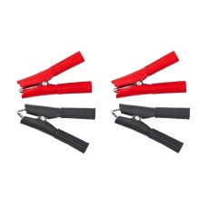Set 4 crocodili izolati max. 30A (2x rosu + 2x negru) Cabletech KRO0398-4