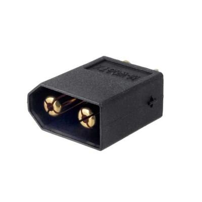 Mufa alimentare DC XT60 tata 2 pini pe cablu cu lipire 40A 500V AMASS XT60W-M