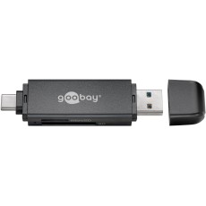 Cititor card reader USB 3.0 si USB TYPE C pentru SDXC SDHC MicroSD si SD Goobay 58261