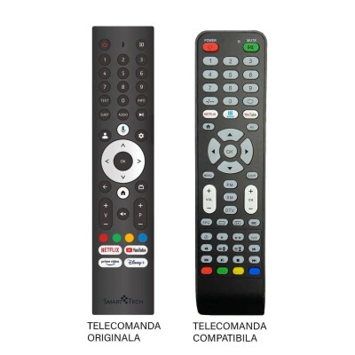 Telecomanda TV SmartTech 32HG01V compatibil cu originalul (588)