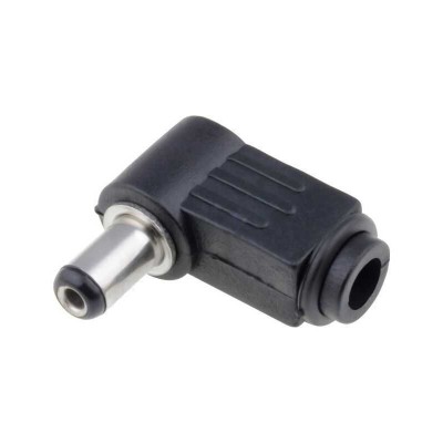 Mufa alimentare DC tata 5.5mm x 2.1mm pe cablu 9mm PC-2.1/5.5K