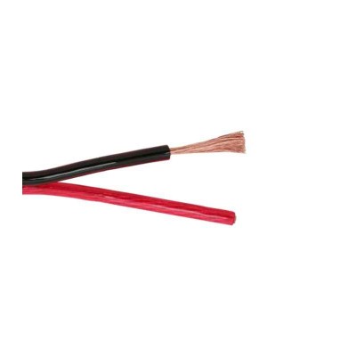 Cablu difuzor 2x2.5mm OFC CCA rosu-negru transparent 1m NEXUS 20025