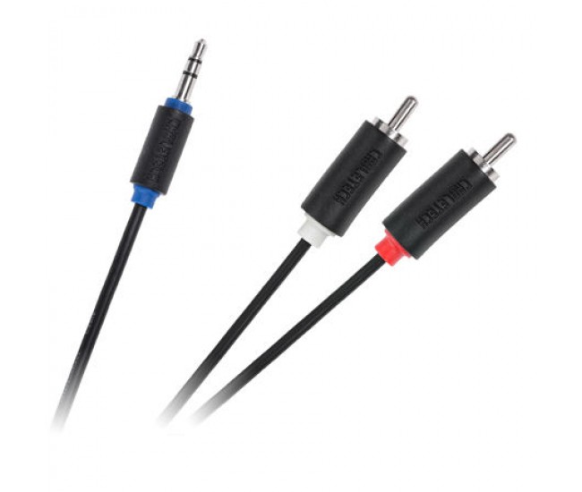 Cablu Jack 3.5 mm la 2x RCA 5m Cabletech Cablu Jack 3.5 mm la 2x RCA 5m Cabletech