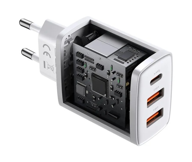 Incarcator retea 100-240V - 2x USB QC3.0 1x USB-C PD 3.0 30W BASEUS CCXJ-E02 Incarcator retea 100-240V - 2x USB QC3.0 1x USB-C PD 3.0 30W BASEUS CCXJ-E02