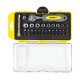 Set biti cu cheie clichet 38 piese REBEL RB-1104 Set biti cu cheie clichet 38 piese REBEL RB-1104