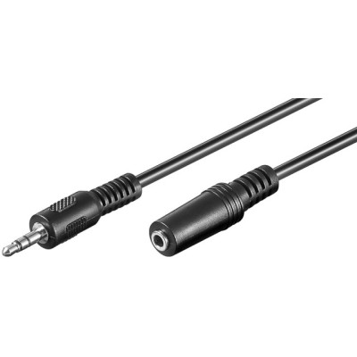Cablu prelungitor JACK 3.5 mm tata - JACK 3.5 mm mama 5m