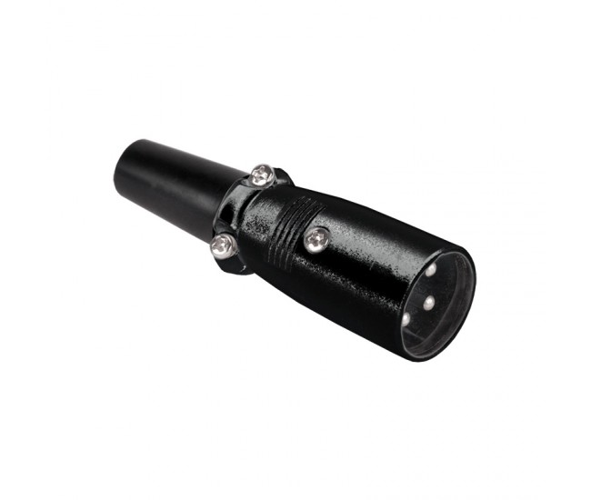 Mufa XLR tata la negru Mufa XLR tata la negru