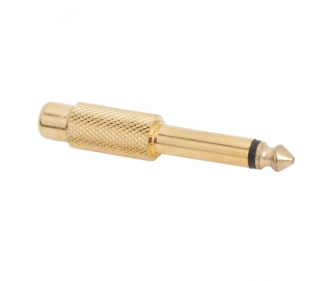 Adaptor RCA mama la 6.35 JACK mono tata aurit