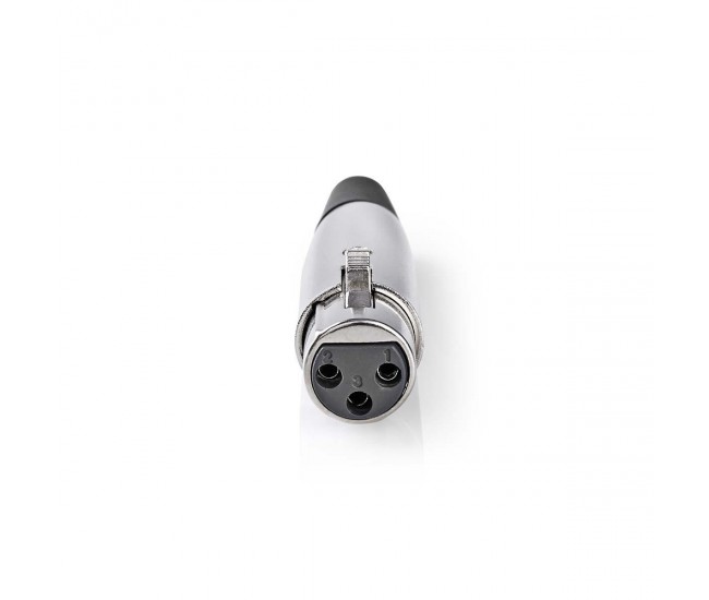 Conector XLR 3 pini mama metal NEDIS Conector XLR 3 pini mama metal NEDIS