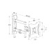 Suport TV LCD de perete 13-43 reglabil 3 brate Well TVS-LCD-SW343-WL