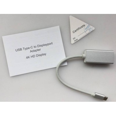 Cablu adaptor USB Type C la Displayport mama 4K 2K Plug&Play