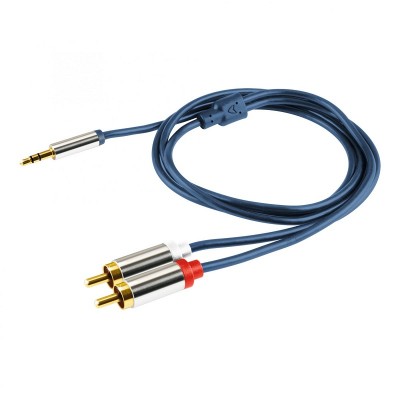 Cablu audio HiFi stereo Jack 3.5 mm - 2x RCA 4m dublu ecranat HOME Cablu audio HiFi stereo Jack 3.5 mm - 2x RCA 4m dublu ecranat HOME