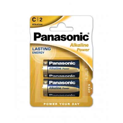 Panasonic baterii alcaline C (LR14) Alkaline Power Bronze 2buc LR14APB/2BP