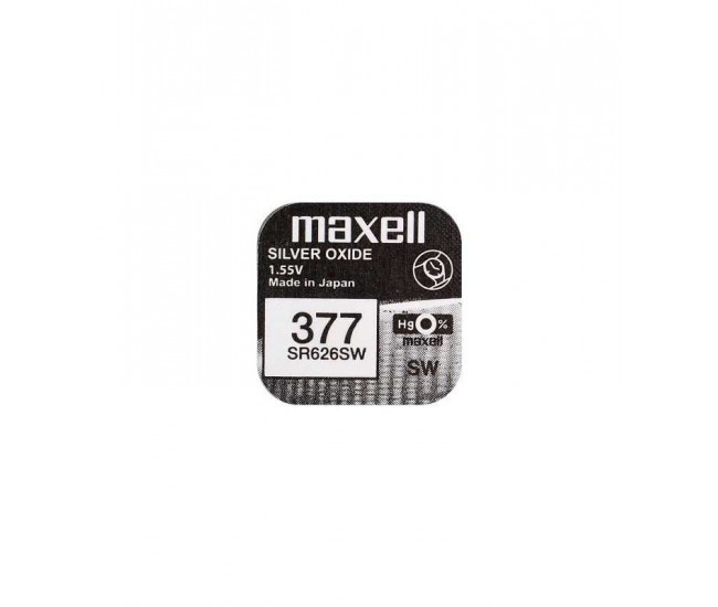 Baterie ceas Maxell SR626SW V377 SR66 1.55V oxid de argint 1buc