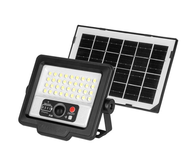 Reflector LED 60W 300lm 6500K cu panou SOLAR 4W IP65 REBEL URZ3627 Reflector LED 60W 300lm 6500K cu panou SOLAR 4W IP65 REBEL URZ3627