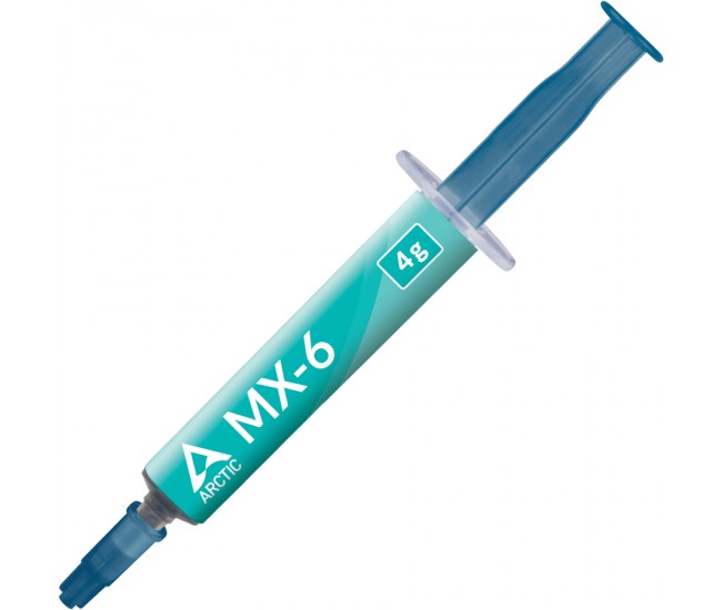 Pasta termoconductoare 4 Grame 5.6W/mK ARCTIC MX-6 MX6 ACTCP00080A Pasta termoconductoare 4 Grame 5.6W/mK ARCTIC MX-6 MX6 ACTCP00080A