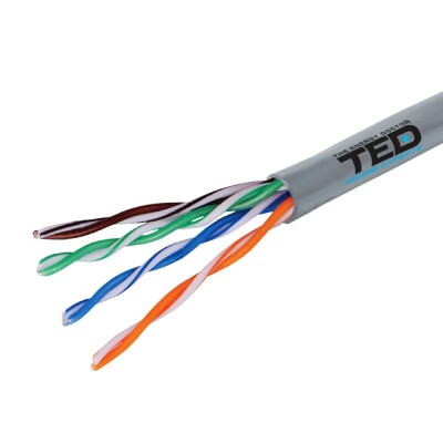Cablu TED Wire Expert UTP Cat5e cupru integral 20m TED002495-1