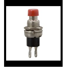 Buton 1 circuit 12VDC ON-(OFF) fara retinere rosu