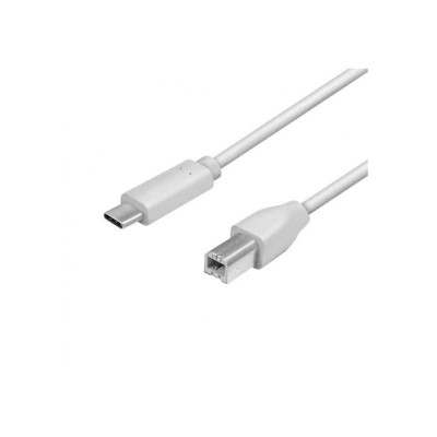 Cablu USB 2.0 B mufa - USB TYPE C mufa 2m gri LOGILINK CU0161