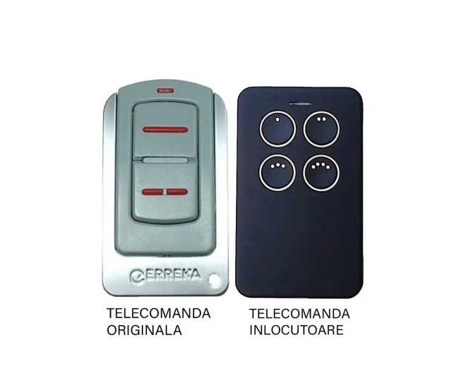 Telecomanda poarta garaj Erreka Iris de doua si patru canale/ cod saritor/ 433.92MHz sau 868.35MHz (813)