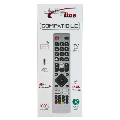 Telecomanda cu IR Cod + Bluetooth compatibila TV Sharp SHW/RMC/0133 MadeForYou (680)