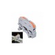 Conector 2+2 cu sina portocaliu pentru cablu maxim 4 mm Conector 2+2 cu sina portocaliu pentru cablu maxim 4 mm