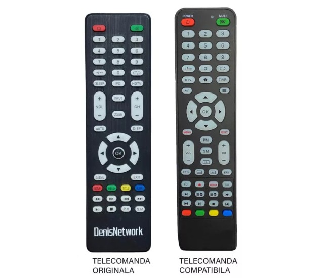 Telecomanda TV DenisNetwork compatibil cu originalul cod ER1672 /MFY1662 (567)
