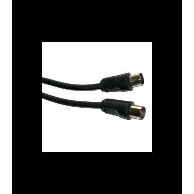 Cablu RF video negru 3m coaxial TV tata-mama