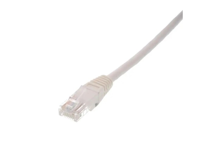 Cablu de retea UTP Well Cat6 patch cord 3m alb UTP-6003-3WE-WL