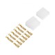 Cupla 6 contacte cu protectie papuc auto 6x tata+mama 6.3mm Cupla 6 contacte cu protectie papuc auto 6x tata+mama 6.3mm